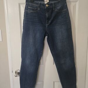 L'AGENCE Dark Blue Skinny Jeans